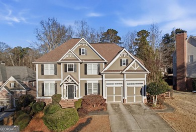 This gorgerous estate home is located in the highly sought-after on Chapel Hills Golf and Country Club in Georgia - for sale on GolfHomes.com, golf home, golf lot