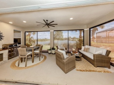 Experience the Florida lifestyle in this elegant Donatello model on Venetian Golf and River Club in Florida - for sale on GolfHomes.com, golf home, golf lot