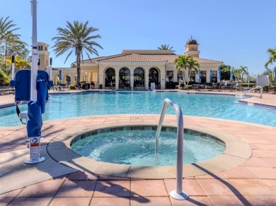 Experience the Florida lifestyle in this elegant Donatello model on Venetian Golf and River Club in Florida - for sale on GolfHomes.com, golf home, golf lot