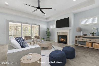 This luxury four bedroom, three bath upgraded home on a wooded on Amelia National Golf and Country Club in Florida - for sale on GolfHomes.com, golf home, golf lot