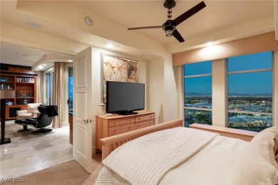 Perched high above the vibrant city, this luxury high-rise condo on Badlands Golf Club in Nevada - for sale on GolfHomes.com, golf home, golf lot