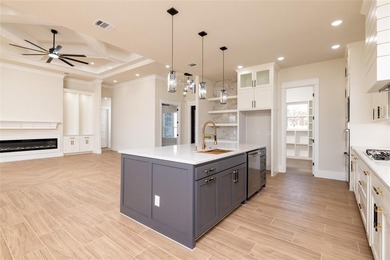 This exceptional 4-bedroom, 3.5-bath luxury modern farmhouse on Nutcracker Golf Club in Texas - for sale on GolfHomes.com, golf home, golf lot