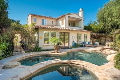 This Valencia Woodlands Ironwood pool home offers a rare large on Valencia Country Club in California - for sale on GolfHomes.com, golf home, golf lot