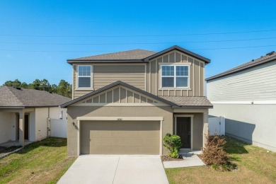 Built in 2021, this 3 bedroom, 2.5 bathroom home in the highly on The Links of Lake Bernadette in Florida - for sale on GolfHomes.com, golf home, golf lot