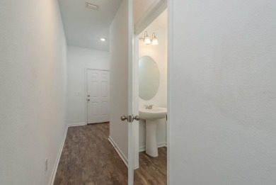 Built in 2021, this 3 bedroom, 2.5 bathroom home in the highly on The Links of Lake Bernadette in Florida - for sale on GolfHomes.com, golf home, golf lot