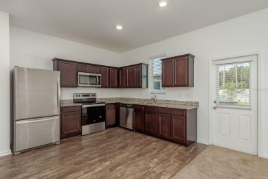 Built in 2021, this 3 bedroom, 2.5 bathroom home in the highly on The Links of Lake Bernadette in Florida - for sale on GolfHomes.com, golf home, golf lot
