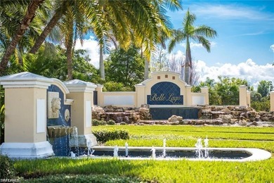 HEATED POOL & SPA WITH CASCADING WATERFALL! Welcome to Belle on Estero Country Club in Florida - for sale on GolfHomes.com, golf home, golf lot