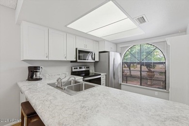 Move-in ready and fully furnished (if desired) patio home in the on Fountain of the Sun Country Club in Arizona - for sale on GolfHomes.com, golf home, golf lot