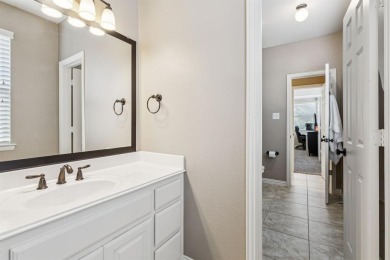 Step into luxury with this pristine custom Highland home on The Golf Club At Twin Creeks in Texas - for sale on GolfHomes.com, golf home, golf lot