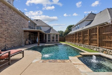 Step into luxury with this pristine custom Highland home on The Golf Club At Twin Creeks in Texas - for sale on GolfHomes.com, golf home, golf lot