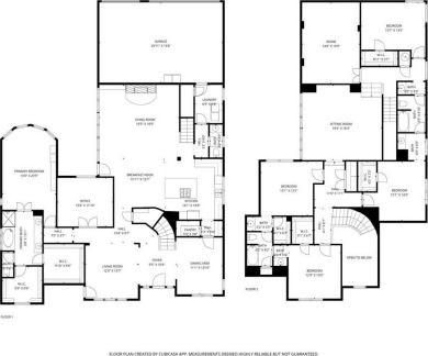 Step into luxury with this pristine custom Highland home on The Golf Club At Twin Creeks in Texas - for sale on GolfHomes.com, golf home, golf lot