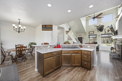 Golf course living with a massive RV garage and breathtaking on Clear Lake Country Club in Idaho - for sale on GolfHomes.com, golf home, golf lot