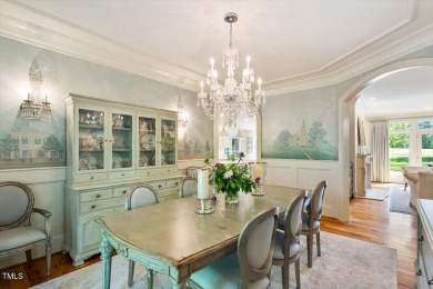 Step into timeless elegance at 801 Pinehurst Drive--a on Chapel Hill Country Club in North Carolina - for sale on GolfHomes.com, golf home, golf lot