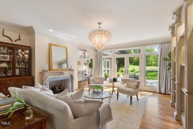 Step into timeless elegance at 801 Pinehurst Drive--a on Chapel Hill Country Club in North Carolina - for sale on GolfHomes.com, golf home, golf lot