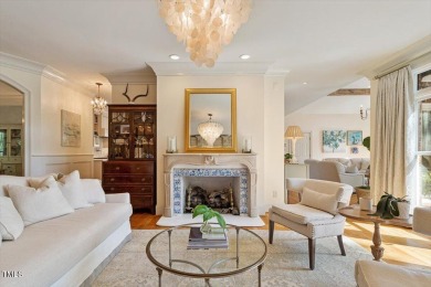 Step into timeless elegance at 801 Pinehurst Drive--a on Chapel Hill Country Club in North Carolina - for sale on GolfHomes.com, golf home, golf lot