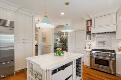 Step into timeless elegance at 801 Pinehurst Drive--a on Chapel Hill Country Club in North Carolina - for sale on GolfHomes.com, golf home, golf lot