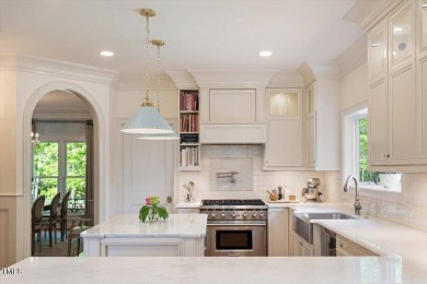 Step into timeless elegance at 801 Pinehurst Drive--a on Chapel Hill Country Club in North Carolina - for sale on GolfHomes.com, golf home, golf lot