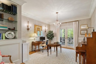 Step into timeless elegance at 801 Pinehurst Drive--a on Chapel Hill Country Club in North Carolina - for sale on GolfHomes.com, golf home, golf lot