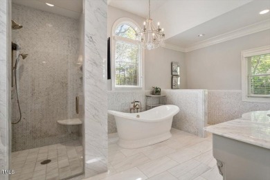 Step into timeless elegance at 801 Pinehurst Drive--a on Chapel Hill Country Club in North Carolina - for sale on GolfHomes.com, golf home, golf lot