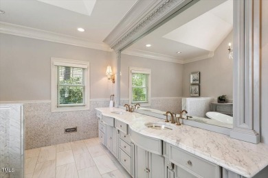 Step into timeless elegance at 801 Pinehurst Drive--a on Chapel Hill Country Club in North Carolina - for sale on GolfHomes.com, golf home, golf lot