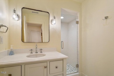 Step into timeless elegance at 801 Pinehurst Drive--a on Chapel Hill Country Club in North Carolina - for sale on GolfHomes.com, golf home, golf lot