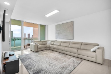 Indulge in resort-style living in this exquisite 3 bedroom, 3 on Turnberry Isle Resort and Club in Florida - for sale on GolfHomes.com, golf home, golf lot