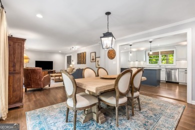 Nestled on a large 3/4+ acre serene, corner lot in the highly on Bobby Jones Golf Club in Georgia - for sale on GolfHomes.com, golf home, golf lot