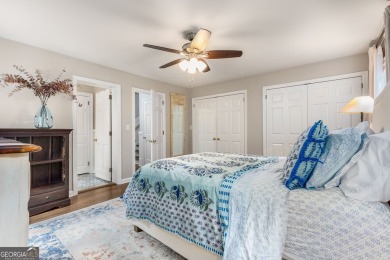 Nestled on a large 3/4+ acre serene, corner lot in the highly on Bobby Jones Golf Club in Georgia - for sale on GolfHomes.com, golf home, golf lot