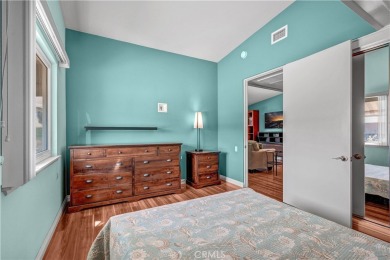 Charming corner end unit in private and peaceful Mutual 3 at on Leisure World Seal Beach Golf Course in California - for sale on GolfHomes.com, golf home, golf lot