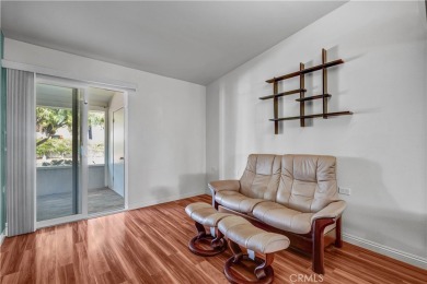 Charming corner end unit in private and peaceful Mutual 3 at on Leisure World Seal Beach Golf Course in California - for sale on GolfHomes.com, golf home, golf lot