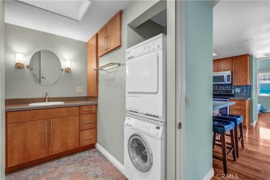 Charming corner end unit in private and peaceful Mutual 3 at on Leisure World Seal Beach Golf Course in California - for sale on GolfHomes.com, golf home, golf lot