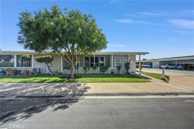 Charming corner end unit in private and peaceful Mutual 3 at on Leisure World Seal Beach Golf Course in California - for sale on GolfHomes.com, golf home, golf lot