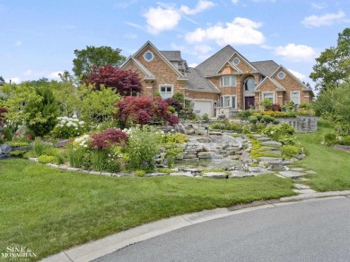 Truly an extraordinary custom residence, perfectly positioned on on St Clair River Country Club in Michigan - for sale on GolfHomes.com, golf home, golf lot