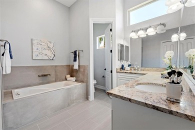 Luxury awaits in this 2,722 sqft concrete-block home! Featuring on Oak Harbor Country Club in Florida - for sale on GolfHomes.com, golf home, golf lot