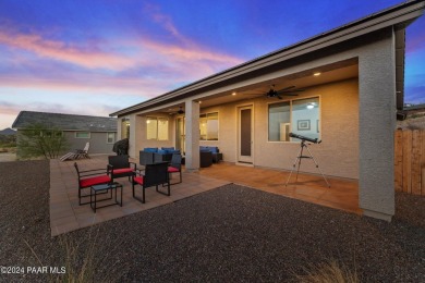 Discover serene living in this recently built 2022 home nestled on Wickenburg Country Club in Arizona - for sale on GolfHomes.com, golf home, golf lot