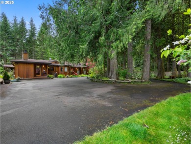 Private Mountain Retreat on 1.15 Acres in Welches Bordering Mt on The Resort at the Mountain in Oregon - for sale on GolfHomes.com, golf home, golf lot