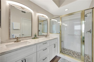 Tastefully remodeled, move-in-ready condo overlooks the 18th on Spring Run Golf Club in Florida - for sale on GolfHomes.com, golf home, golf lot