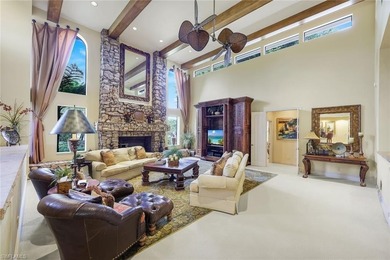 Set across two private, meticulously landscaped lots inside the on Fiddlesticks Country Club in Florida - for sale on GolfHomes.com, golf home, golf lot