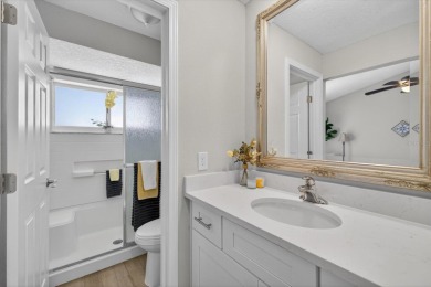 Picture yourself in a tropical oasis, where lush landscapes and on Gulf Harbors Golf Course in Florida - for sale on GolfHomes.com, golf home, golf lot