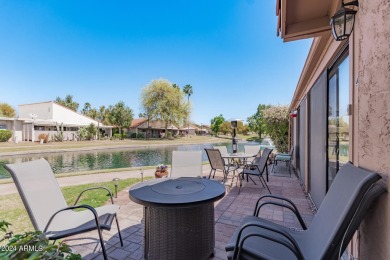 Beautiful upscale home ON THE LAKE with so many features on Leisure World Country Club in Arizona - for sale on GolfHomes.com, golf home, golf lot