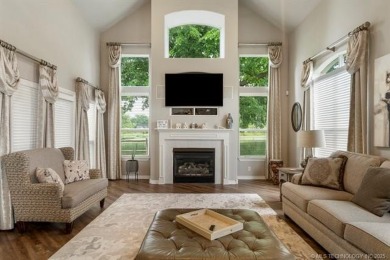 Stunning home on the #1 tee box in Wakefield @ Battle Creek, a on Battle Creek Golf Course in Oklahoma - for sale on GolfHomes.com, golf home, golf lot