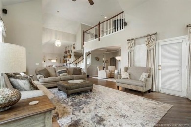 Stunning home on the #1 tee box in Wakefield @ Battle Creek, a on Battle Creek Golf Course in Oklahoma - for sale on GolfHomes.com, golf home, golf lot