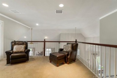 Stunning home on the #1 tee box in Wakefield @ Battle Creek, a on Battle Creek Golf Course in Oklahoma - for sale on GolfHomes.com, golf home, golf lot