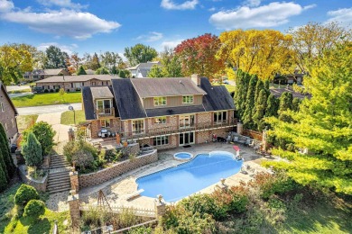 Showings begin 10/19. Unique luxury home, one-of-a-kind for its on Monroe Country Club in Wisconsin - for sale on GolfHomes.com, golf home, golf lot