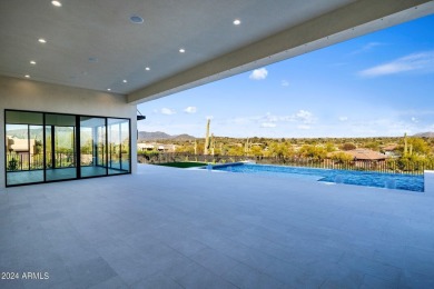 Chic single level contemporary new build completed in 2023 in on The Boulders Resort Golf Club in Arizona - for sale on GolfHomes.com, golf home, golf lot