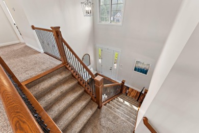 This stunning Colonial Revival home with Georgian influence on Sand Creek Golf and Country Club  in Indiana - for sale on GolfHomes.com, golf home, golf lot