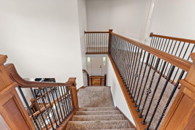 This stunning corner lot home with Georgian influence combines on Sand Creek Golf and Country Club  in Indiana - for sale on GolfHomes.com, golf home, golf lot