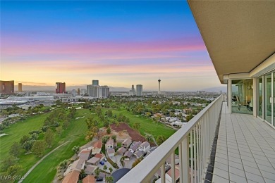 Experience breathtaking views of the Las Vegas Strip and on Las Vegas Country Club in Nevada - for sale on GolfHomes.com, golf home, golf lot