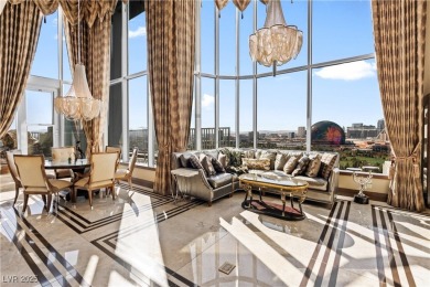 Welcome to the pinnacle of Las Vegas luxury -- a rare two-story on The Wynn Golf Club in Nevada - for sale on GolfHomes.com, golf home, golf lot