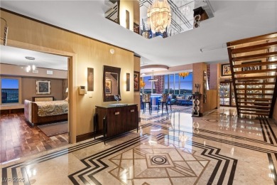 Welcome to the pinnacle of Las Vegas luxury -- a rare two-story on The Wynn Golf Club in Nevada - for sale on GolfHomes.com, golf home, golf lot